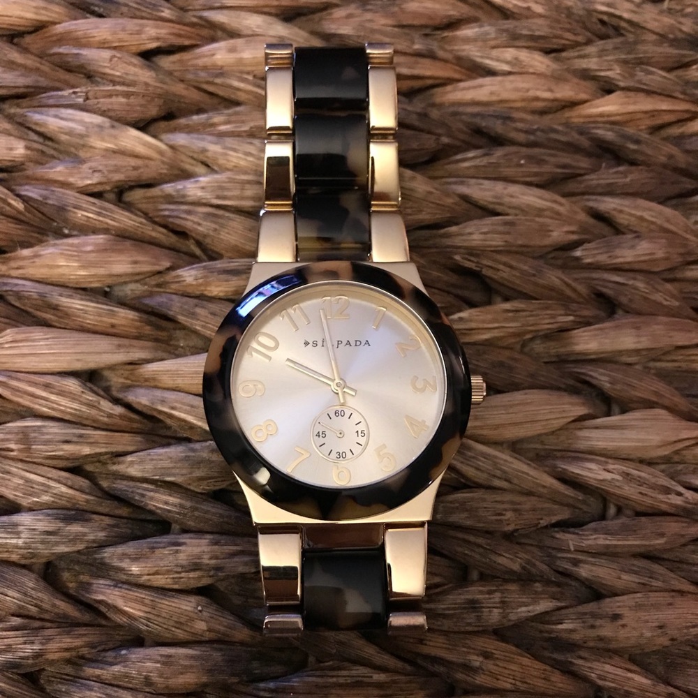 Silpada Timeless Tortoise Watch-New Not Worn - image 1